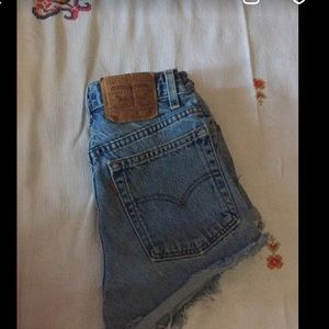 High Waisted Levis Shorts