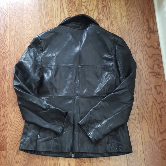 Jones New York Genuine Leather Jacket - Picture 2 of 7