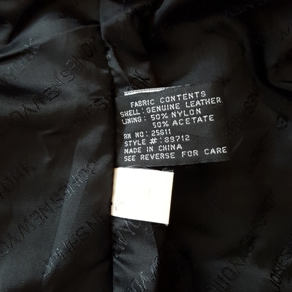 Jones New York Genuine Leather Jacket - Picture 3 of 7
