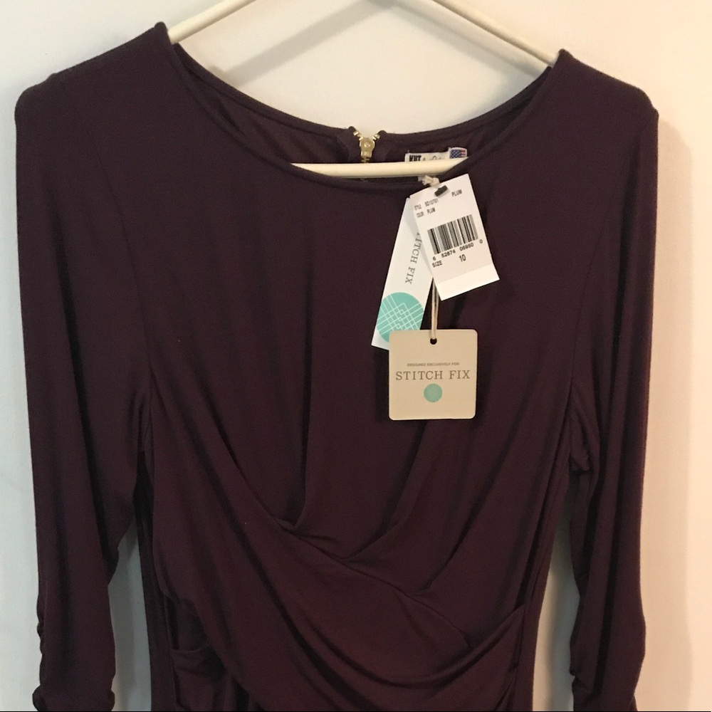 Plum dress