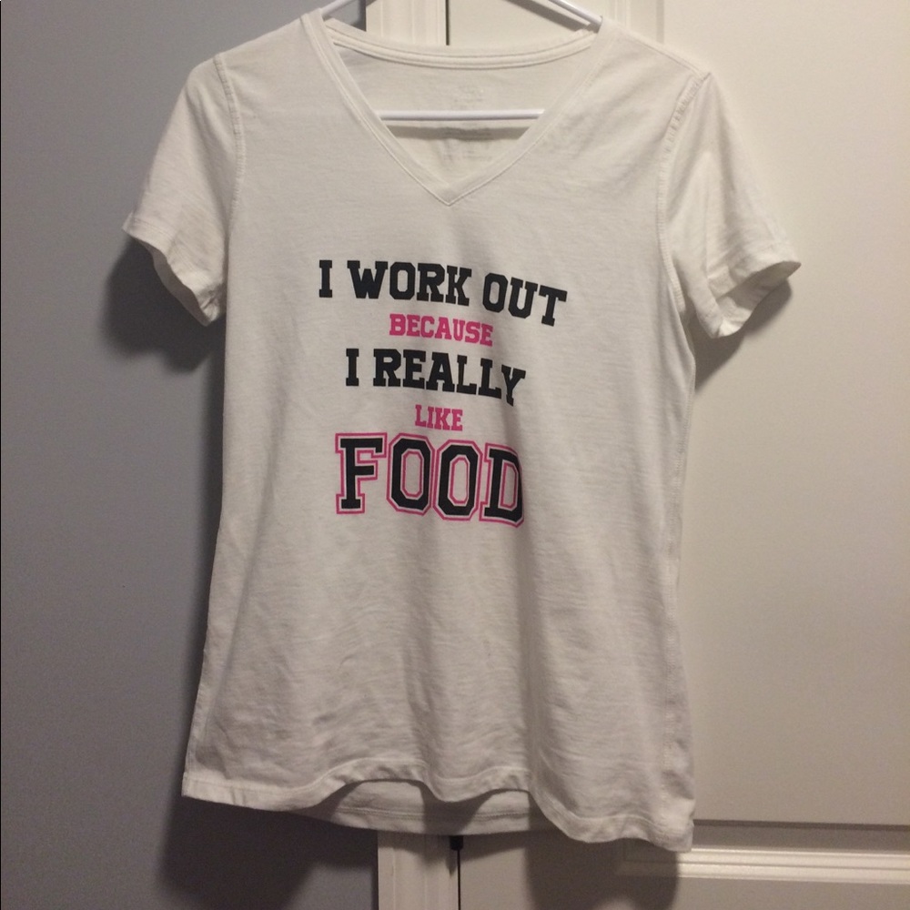 V-neck graphic tee