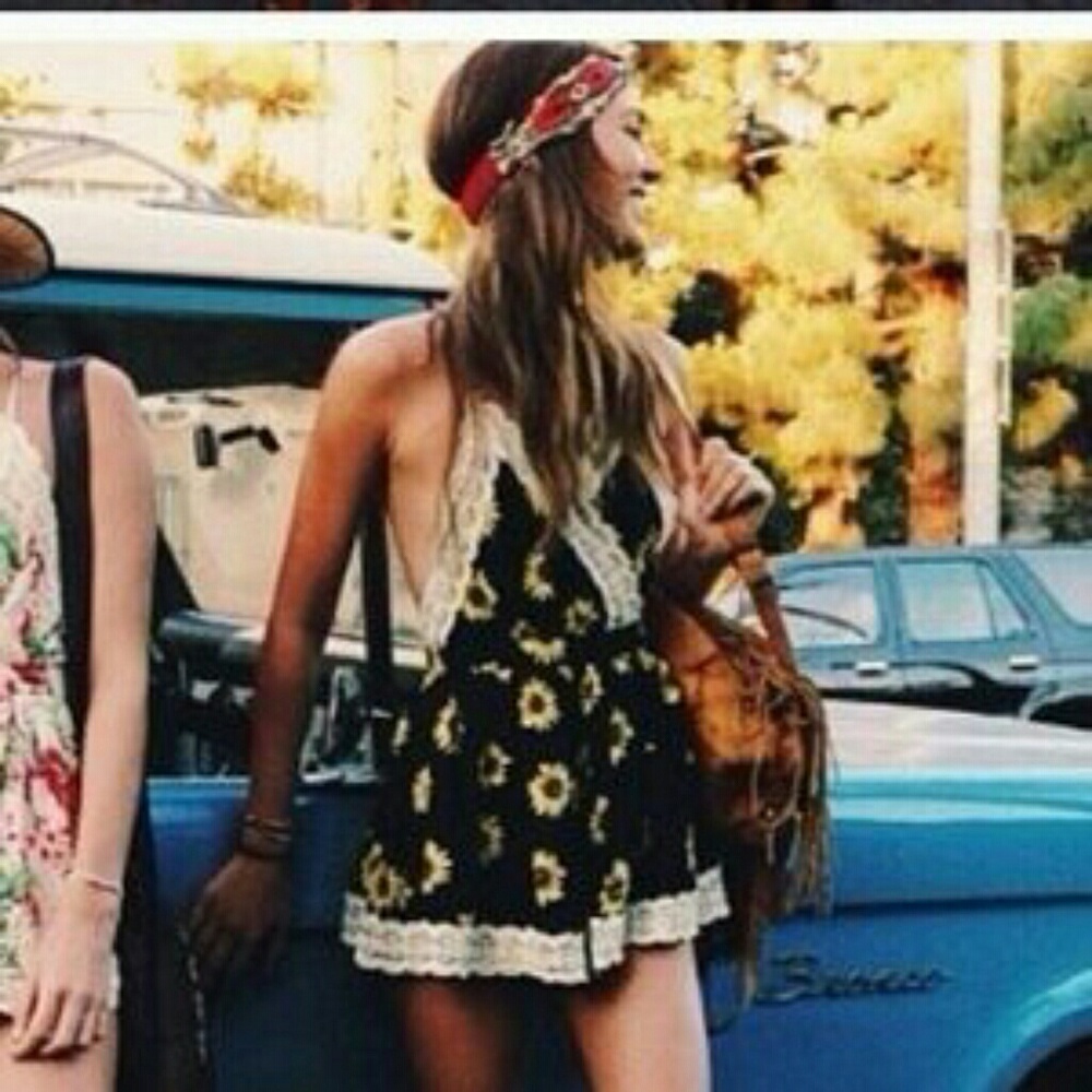 Sunflower romper