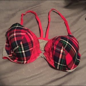 Victoria's Secret Plaid Bra