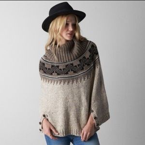 American Eagle Poncho Sweater