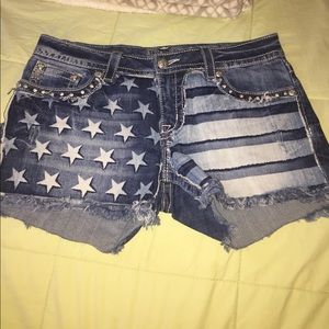 #MissMe denim shorts