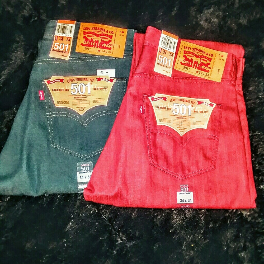 Levi buttonfly 501 jeans