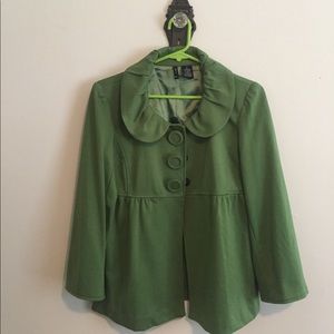 New directions green coat