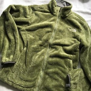 The North Face small green fleece zip