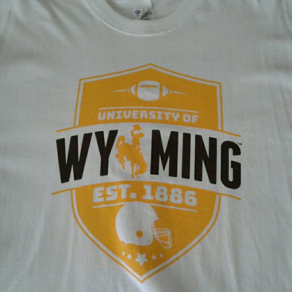 University of Wyoming t- shirt
