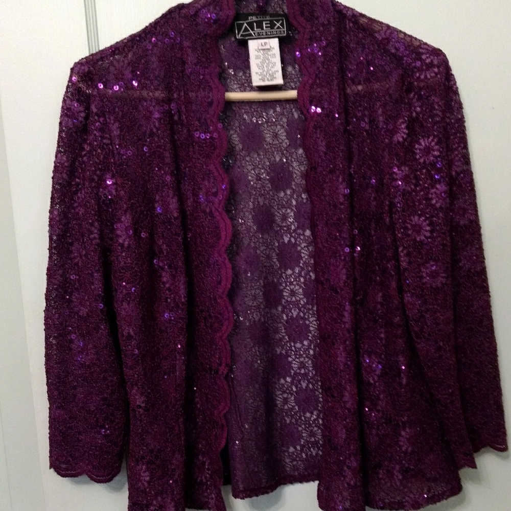 Petite 2 pc Alex Evening Camisole & Jacket