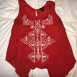 Forever 21 tribal tank top
