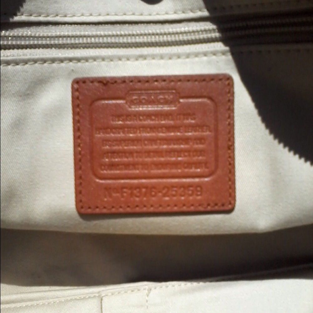 Coach Premium Chestnut Brown Leather Doctors Handbag Top Handle Brass Hardware - Picture 2 of 7
