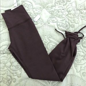 NWT Aerie Ankle wrap leggings in deep plum