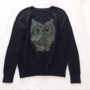 Bejewelled Owl Sweater