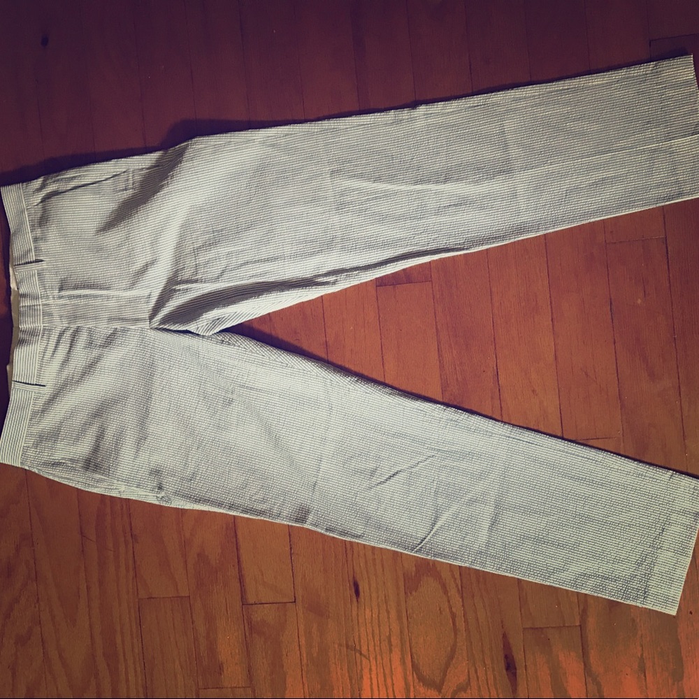 Men's J.crew seer sucker dress pants