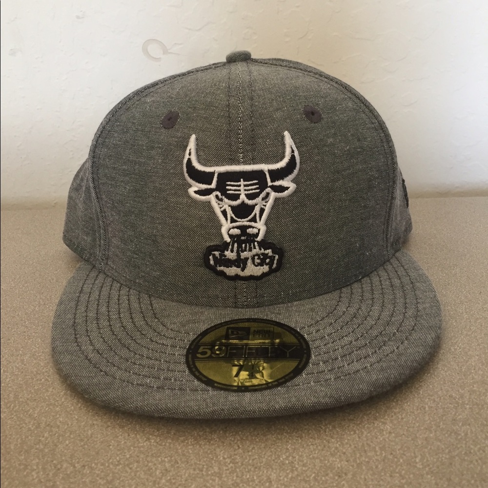 New Era 59Fifty Chambray Chicago Bulls Fitted Hat