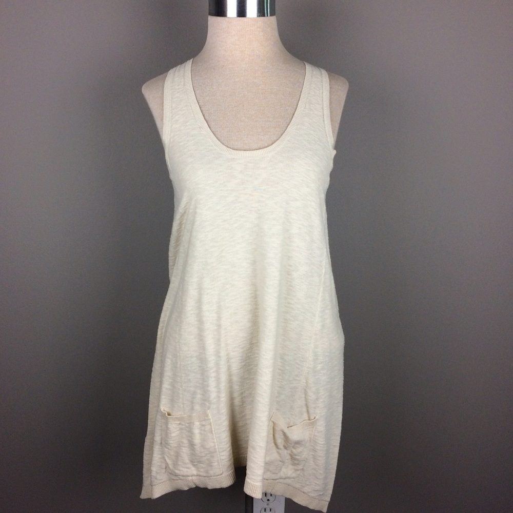 X Vince cotton tunic beach coverup - Picture 1 of 8