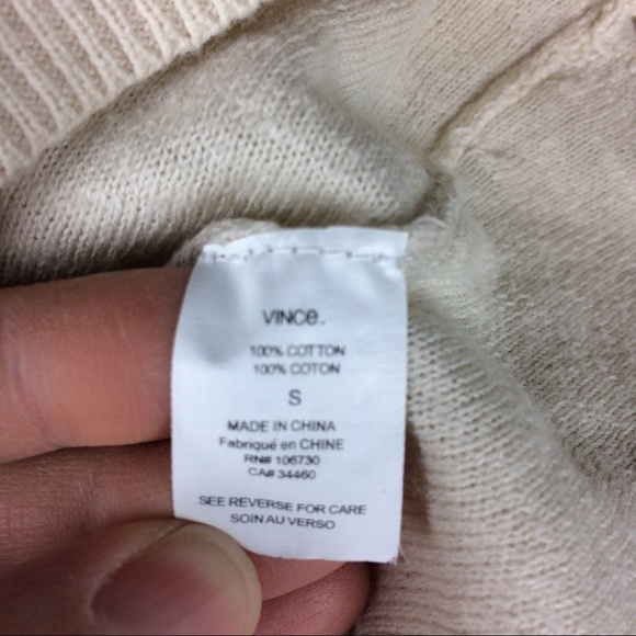 X Vince cotton tunic beach coverup - Picture 6 of 8