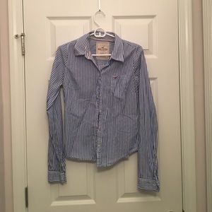 Hollister Stripped Long Sleeve Shirt