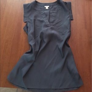 J Crew Light Weight Sleeveless Blouse Blue Gray 6