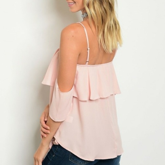 Blush Ruffle Top - Picture 2 of 2