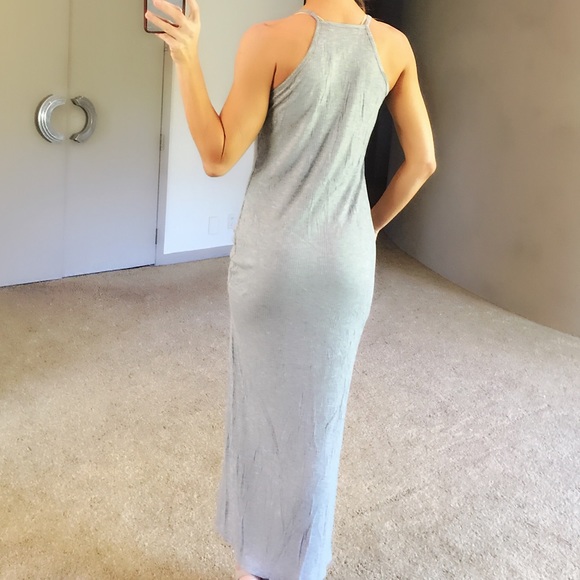 🔹LAST ONE 🔹Gray Knotted Front Maxi Dress - Picture 7 of 7