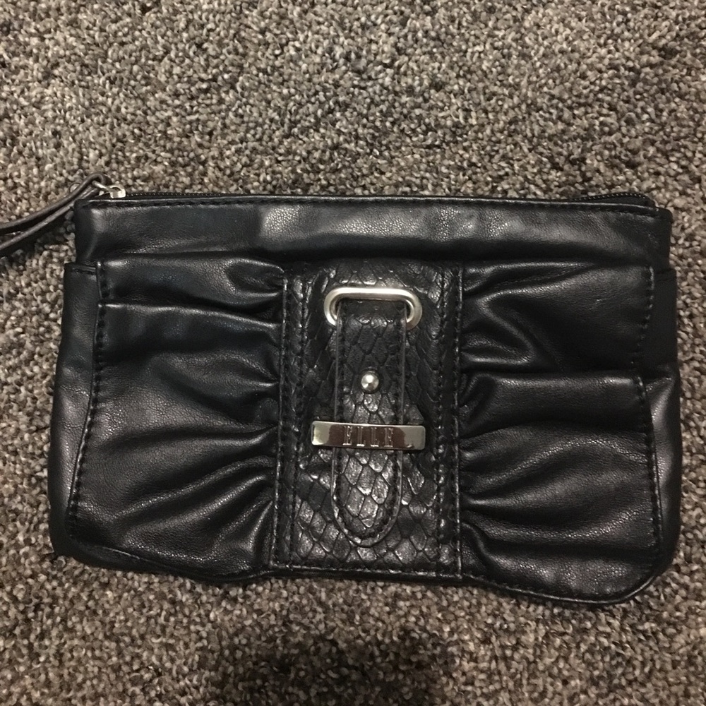 ELLE Black Clutch / Wristlet
