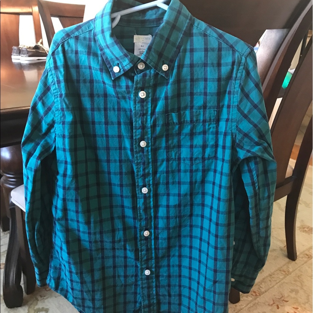 Crew cuts boys button down