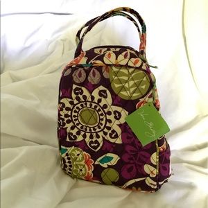 NWT Vera Bradley Plum Crazy Lunch Bunch Lunchbag