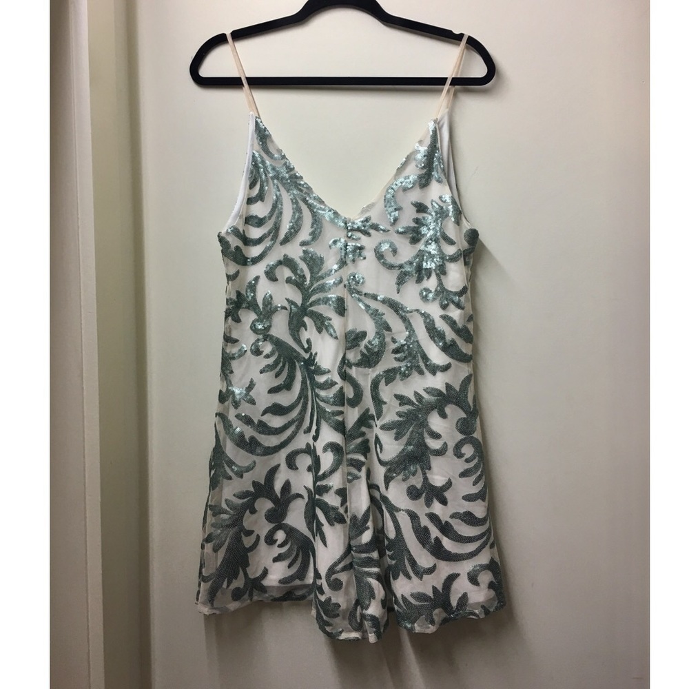 Green Sequin Romper