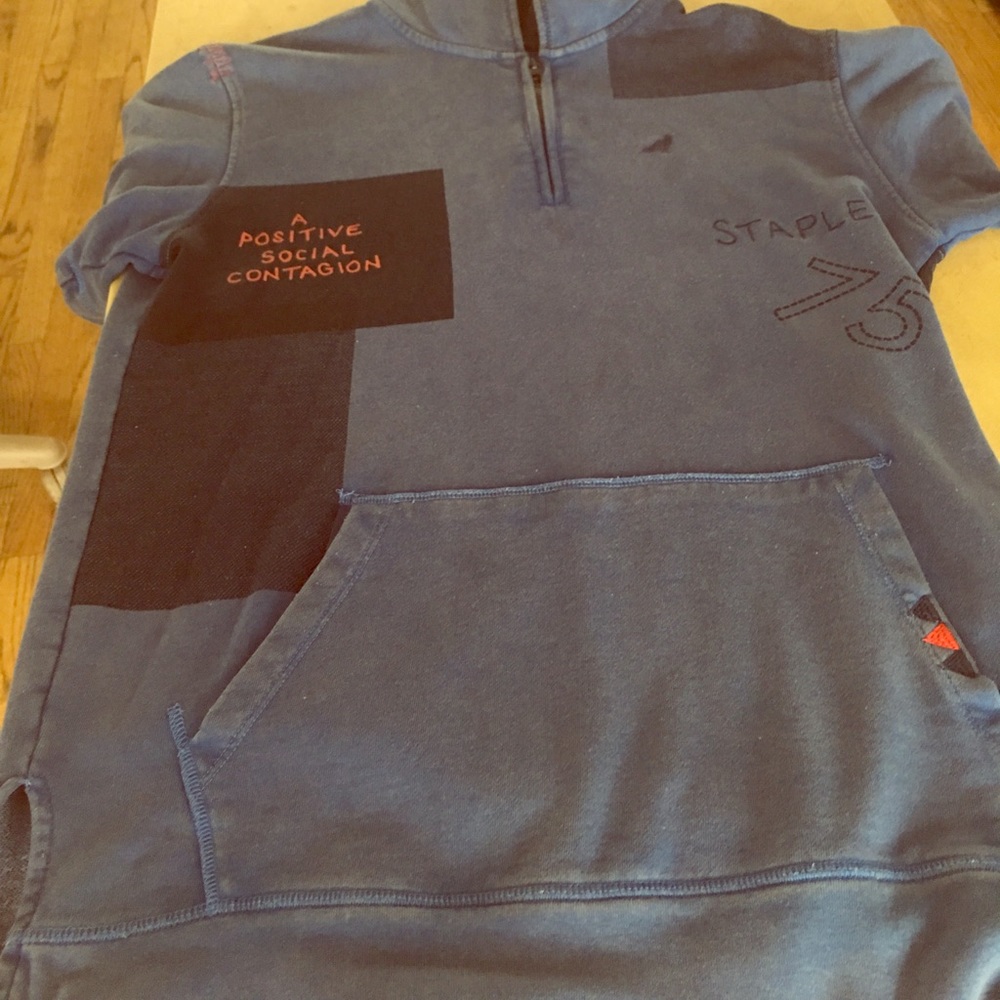 Staple short sleeve hoodie