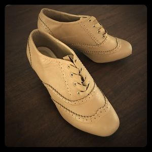 Never worn Graham Street oxford booties