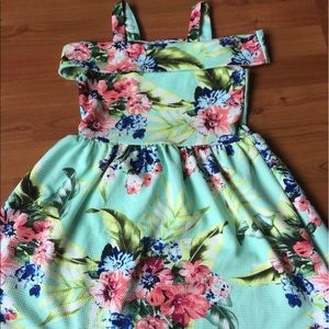 Floral Beautees Formal  Dress Girls