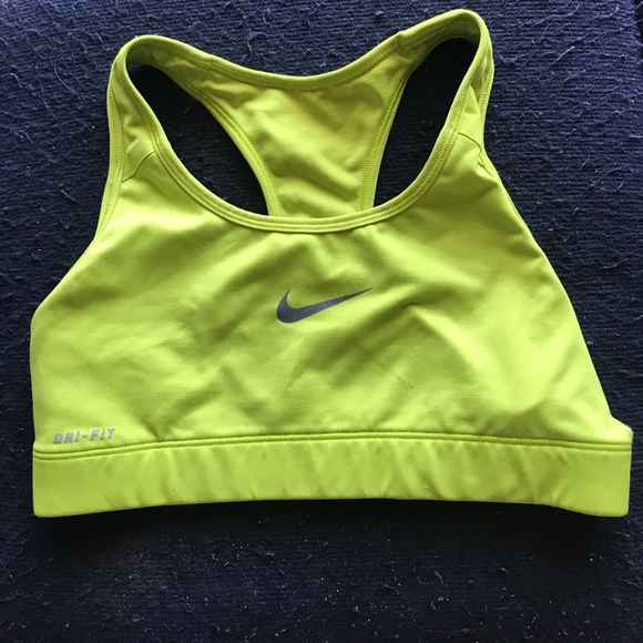 Neon Nike dri-fit sports bra - Picture 1 of 2