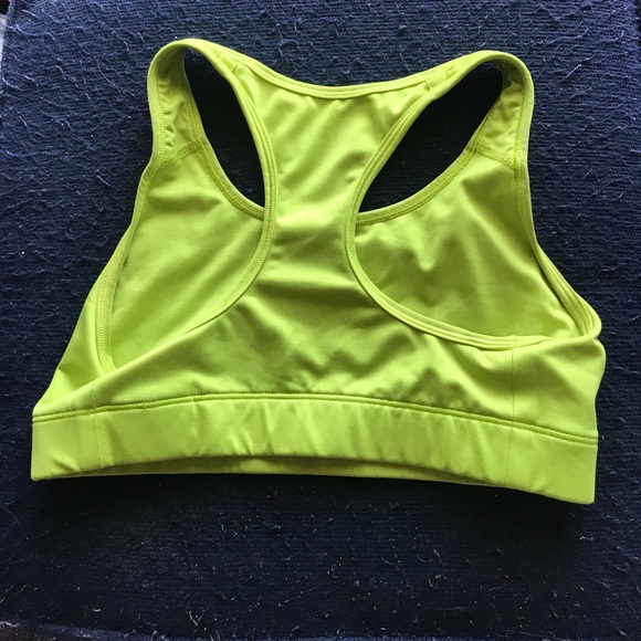 Neon Nike dri-fit sports bra - Picture 2 of 2