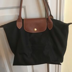 Long champ small black bag