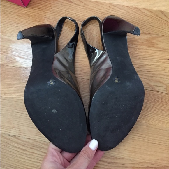 Black and Gray high heels - Picture 3 of 4