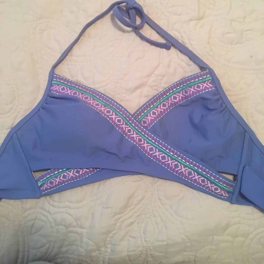 Cross cross bikini top