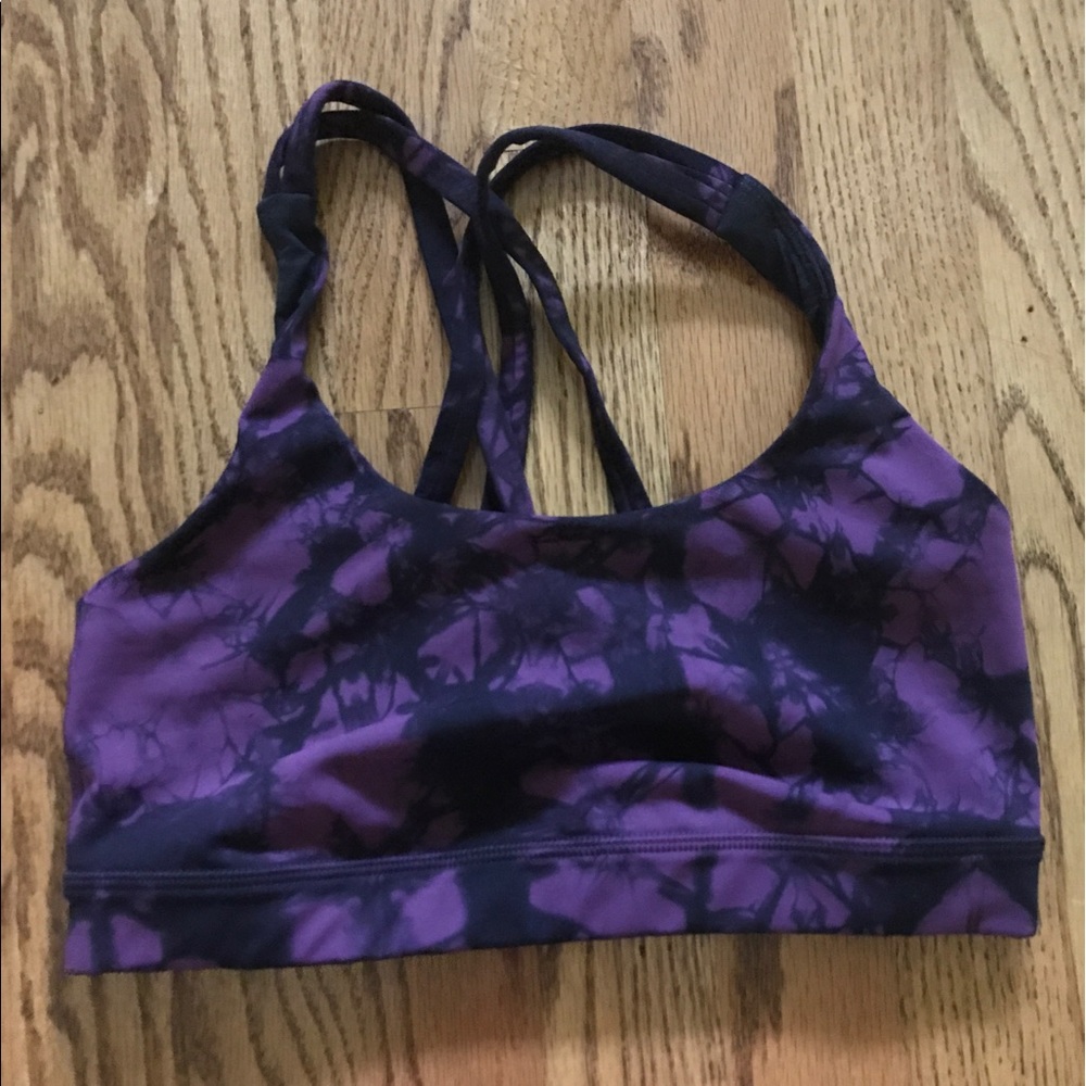 Lululemon tie dye sports bra