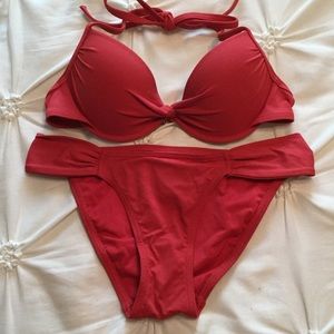 Victoria's Secret Push-Up Top & Ruched Side Bikini