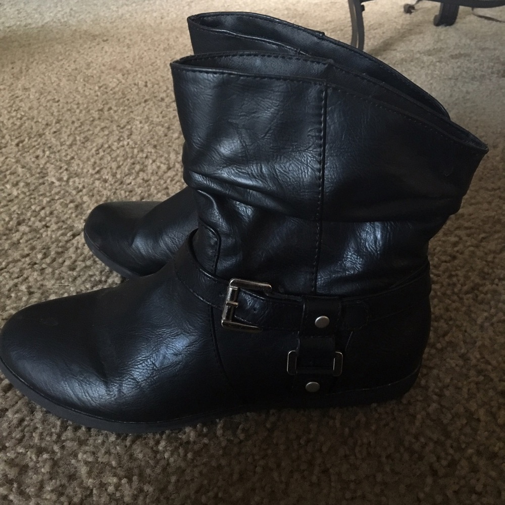 Black booties