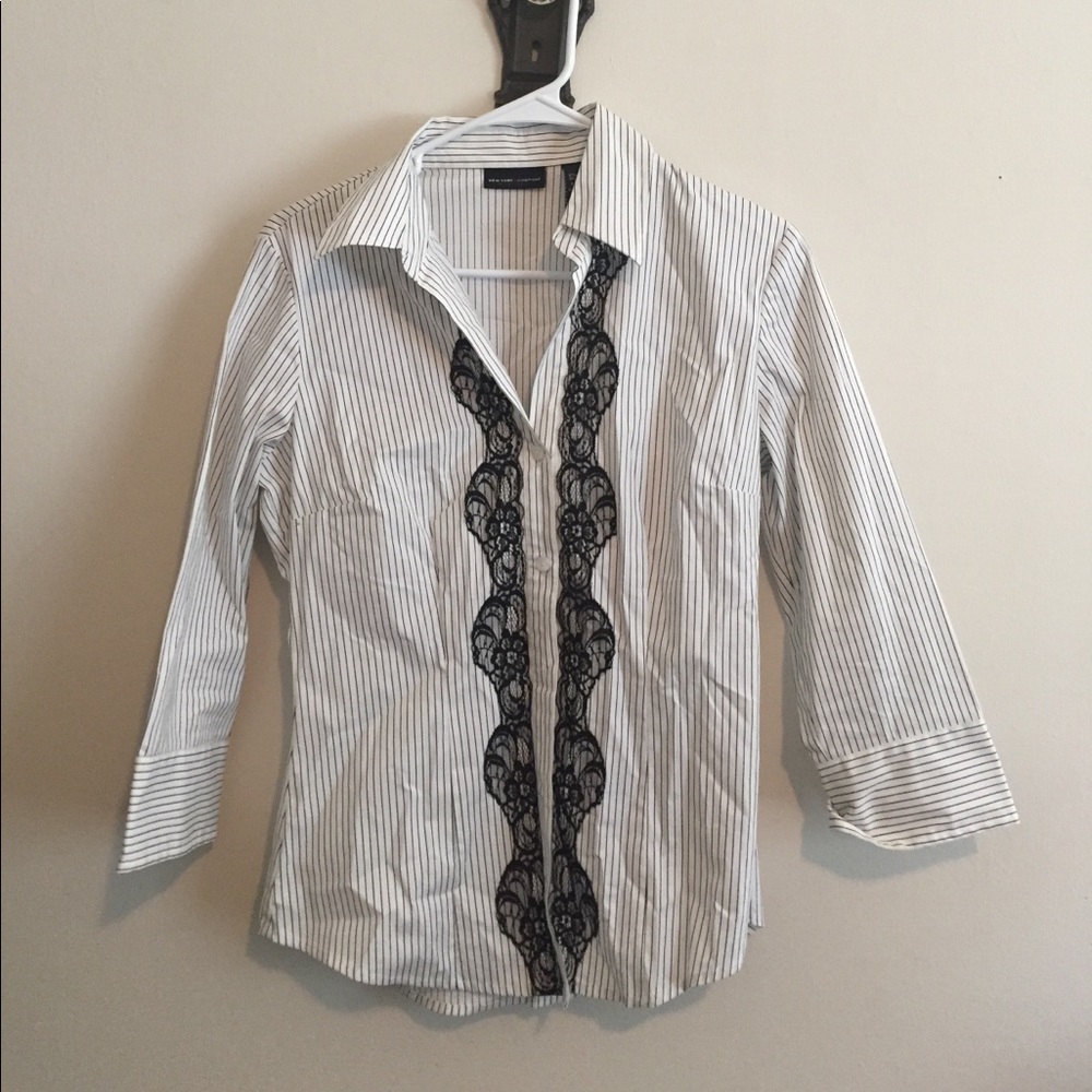 3/4 sleeve button down