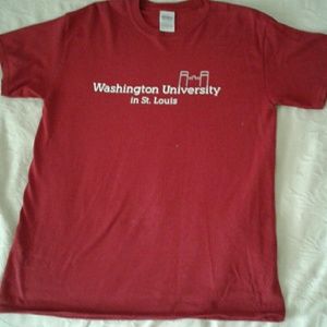 100% cotton Washington University in St. Louis tee