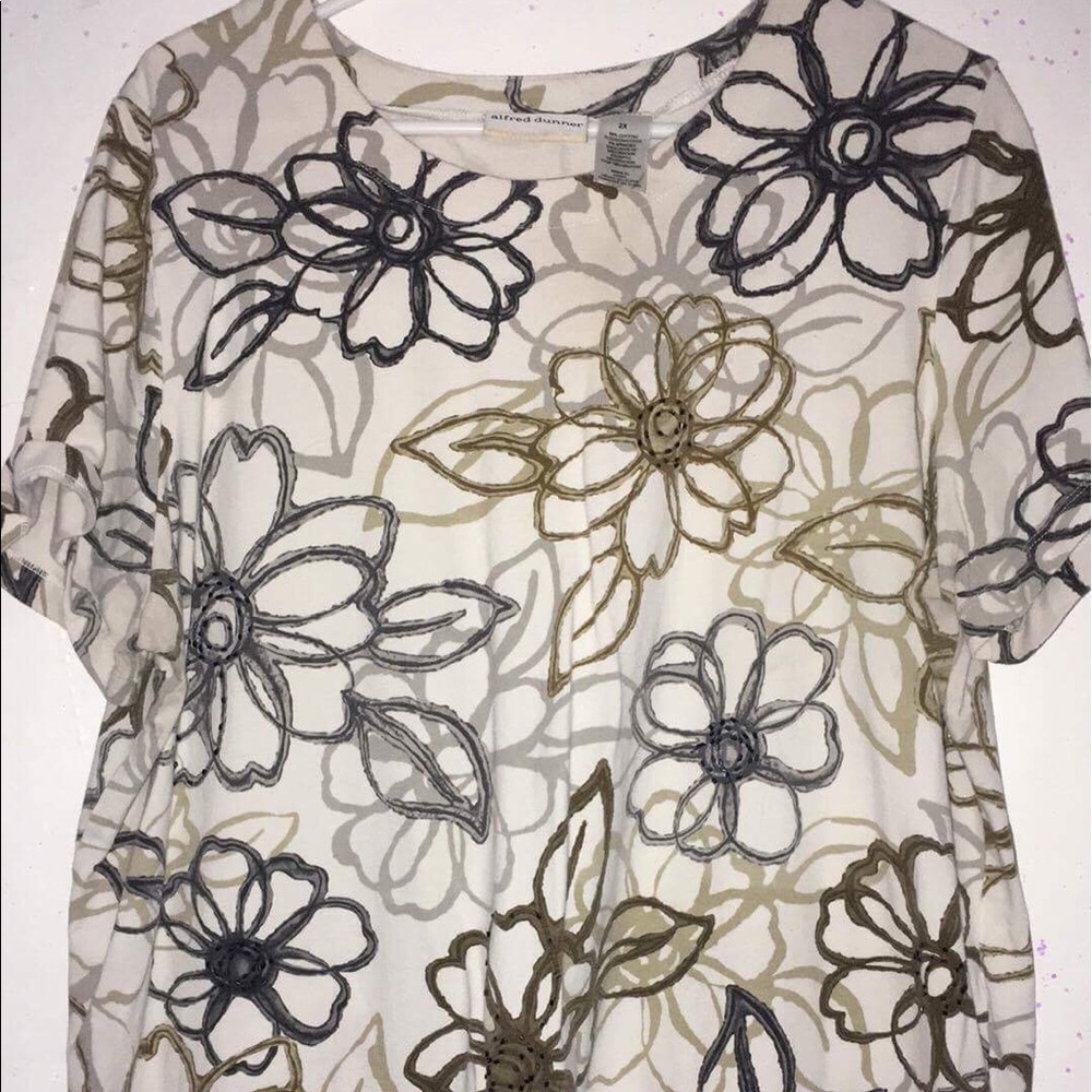 Alfred Dunner flowered shirt