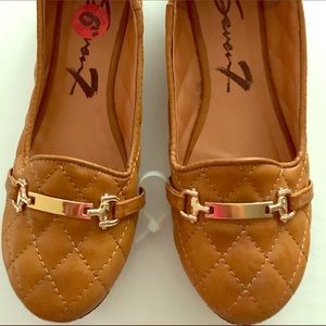 SEVEN Leather Quilted Ballet Flats