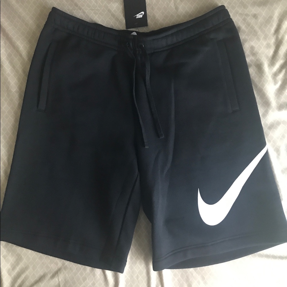 Black Nike sweat shorts