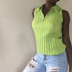 Vintage Lime Green Belldini Top