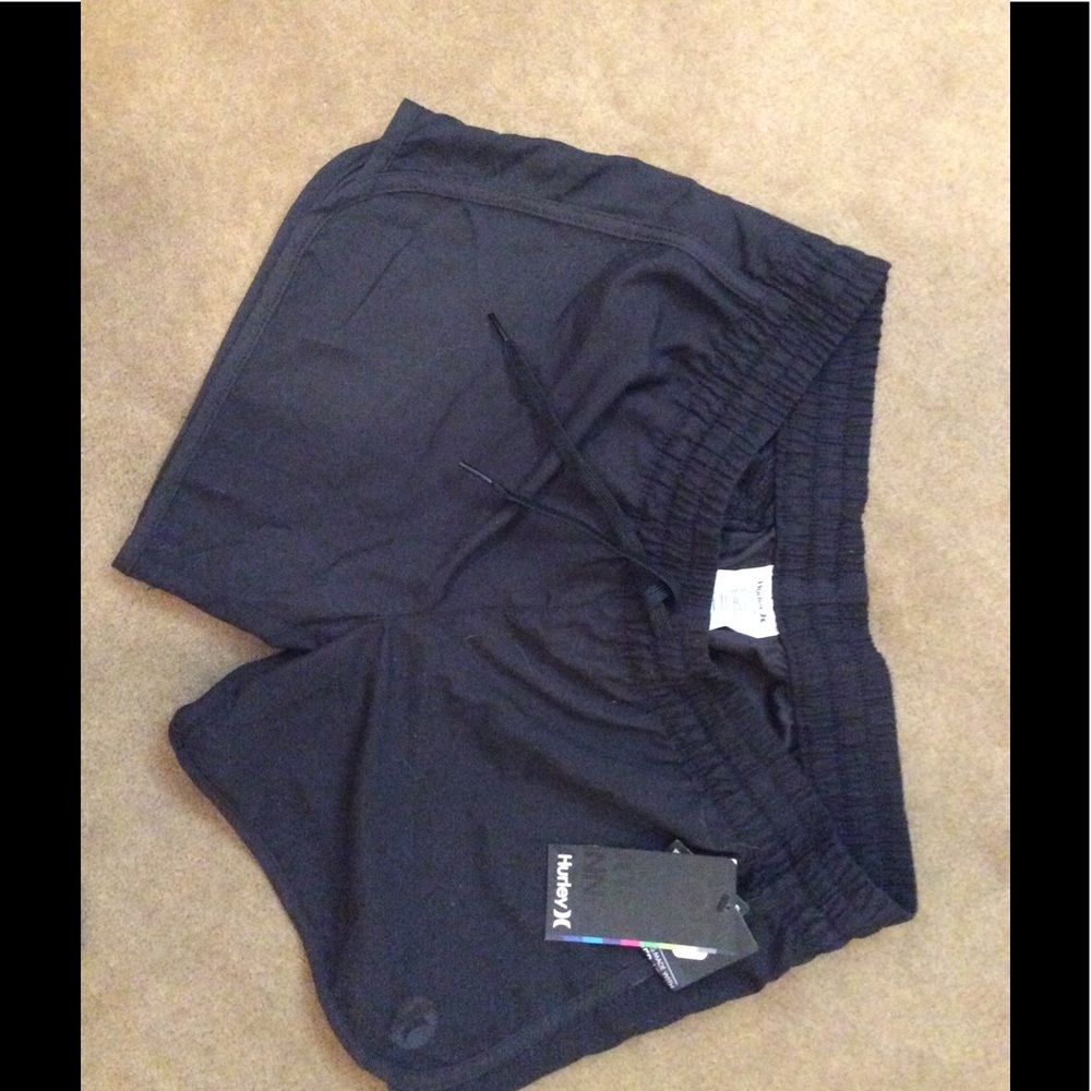 NWT black Hurley board shorts