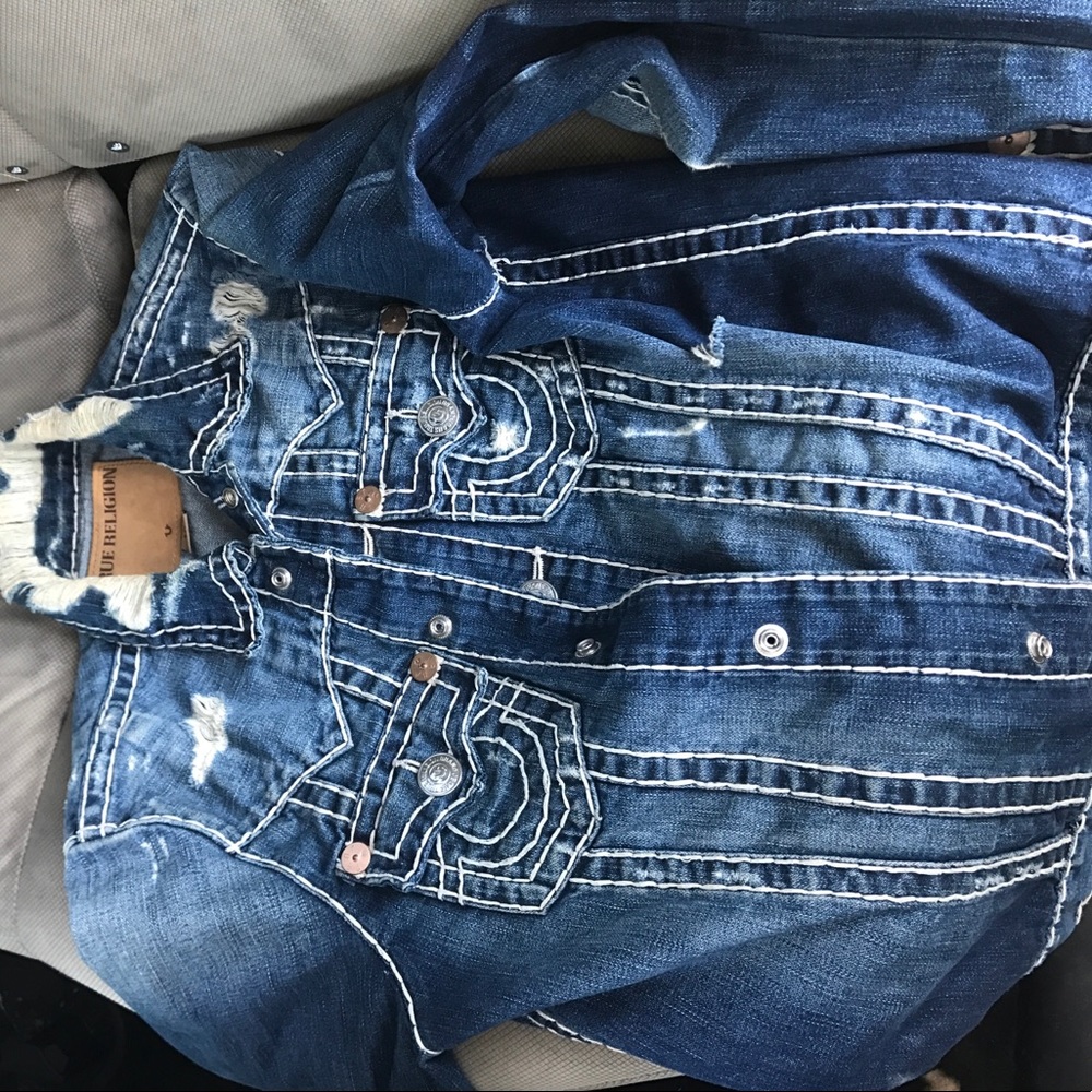True religion jean jacket.