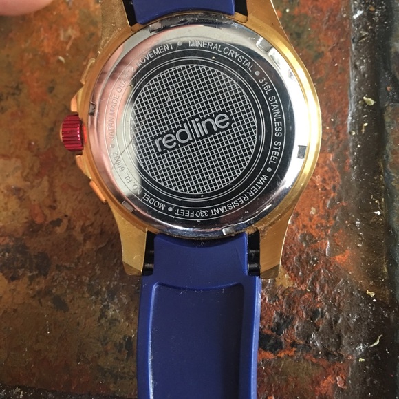 Gold & Blue Redline watch - Picture 2 of 2
